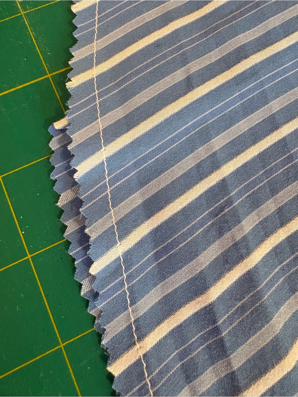 Remade Men’s Shirt to Women’s Ruffle Blouse - Picture 6 of 6